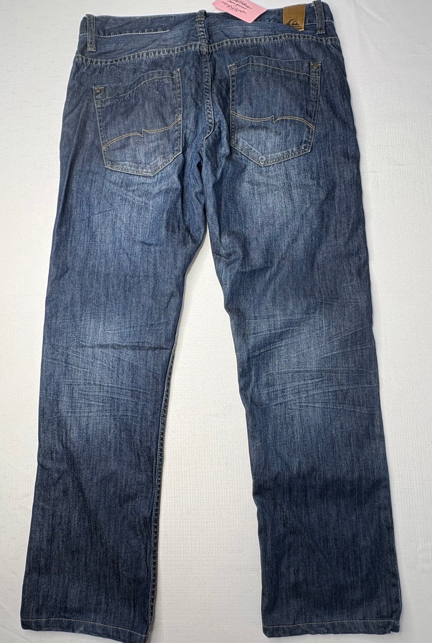 'Quiksilver' Regular Fit 34' Button Up Denim Jeans