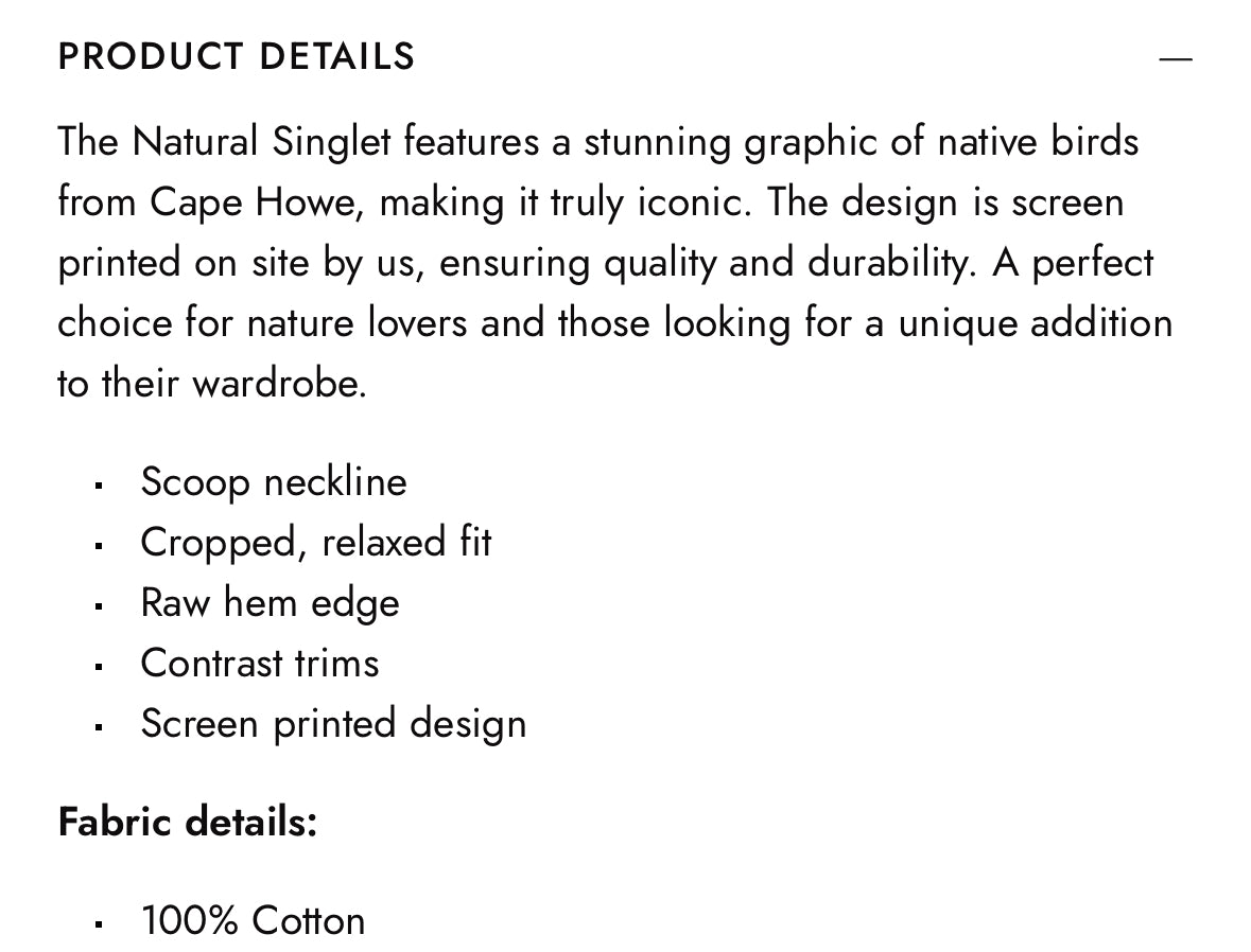 NEW Cape Howe Tank Top