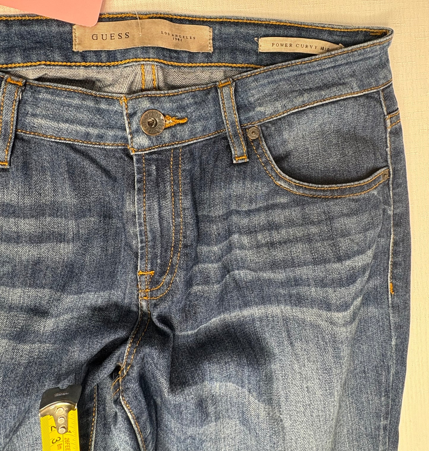 'Guess' Power Curvy Mid Denim Jeans SZ 10
