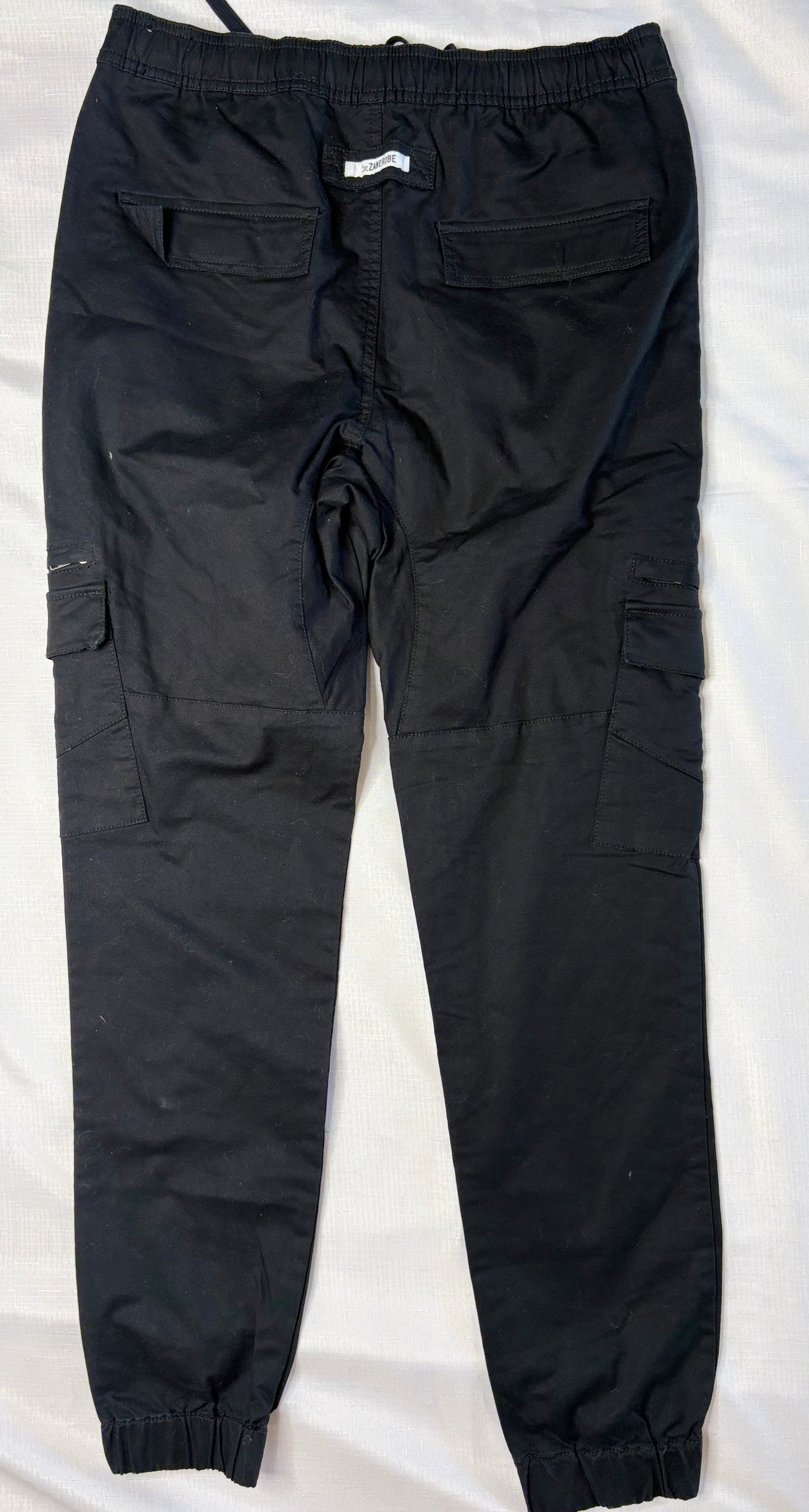 NEW 'Zanerobe' Black Cargo Jogger Pant
