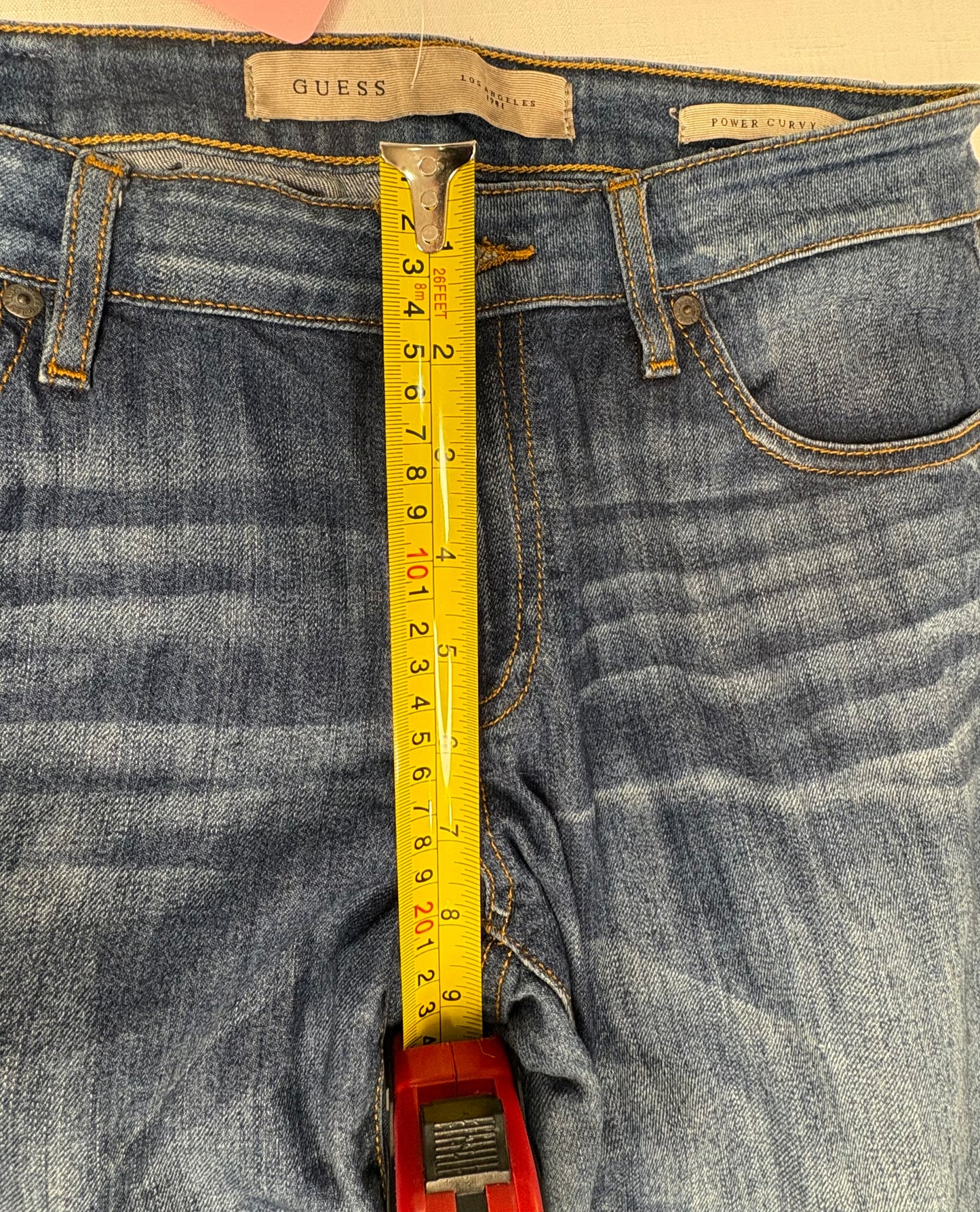 'Guess' Power Curvy Mid Denim Jeans SZ 10