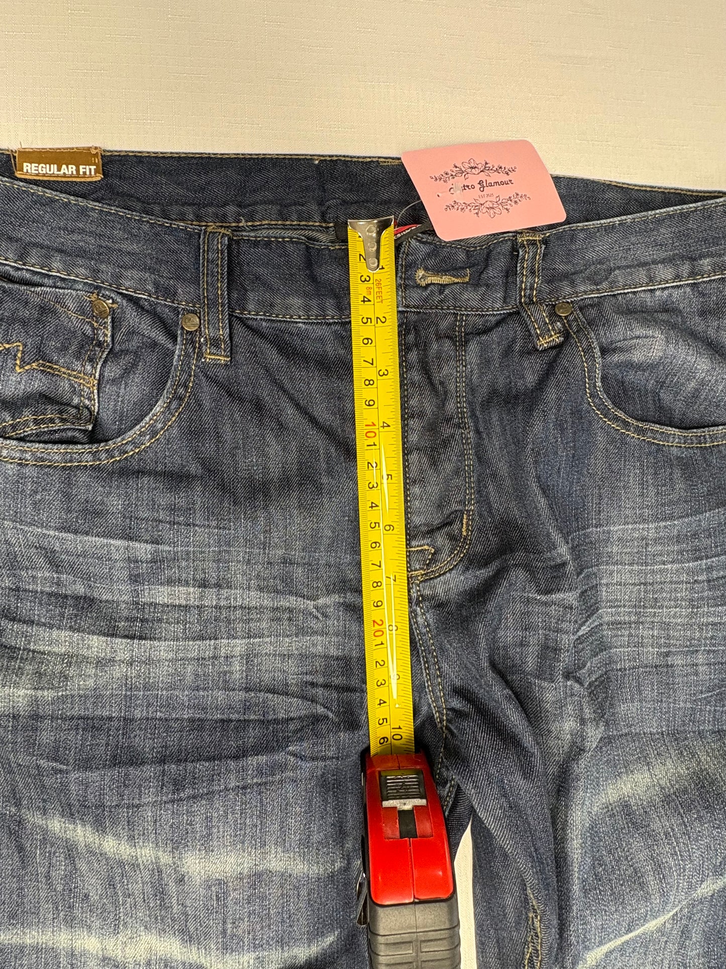 'Quiksilver' Regular Fit 34' Button Up Denim Jeans