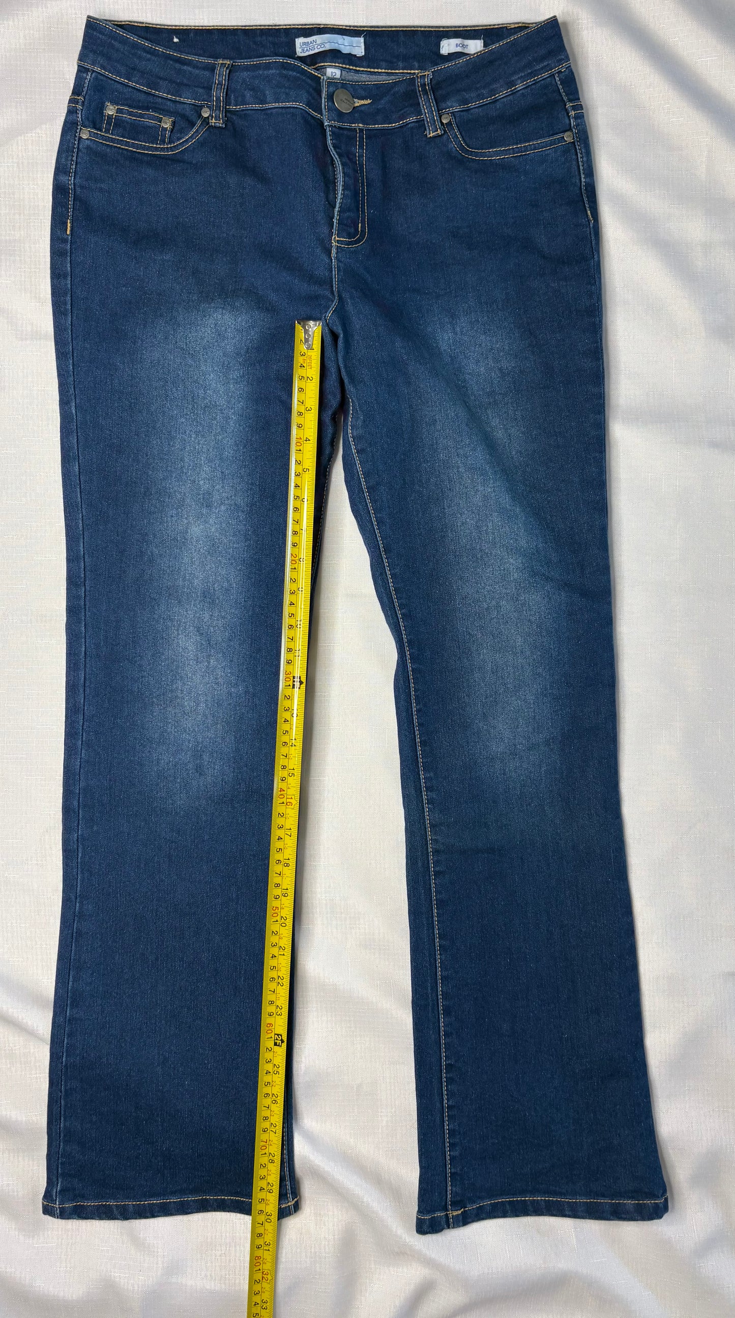 'Urban Co' Bootleg Denim Jeans