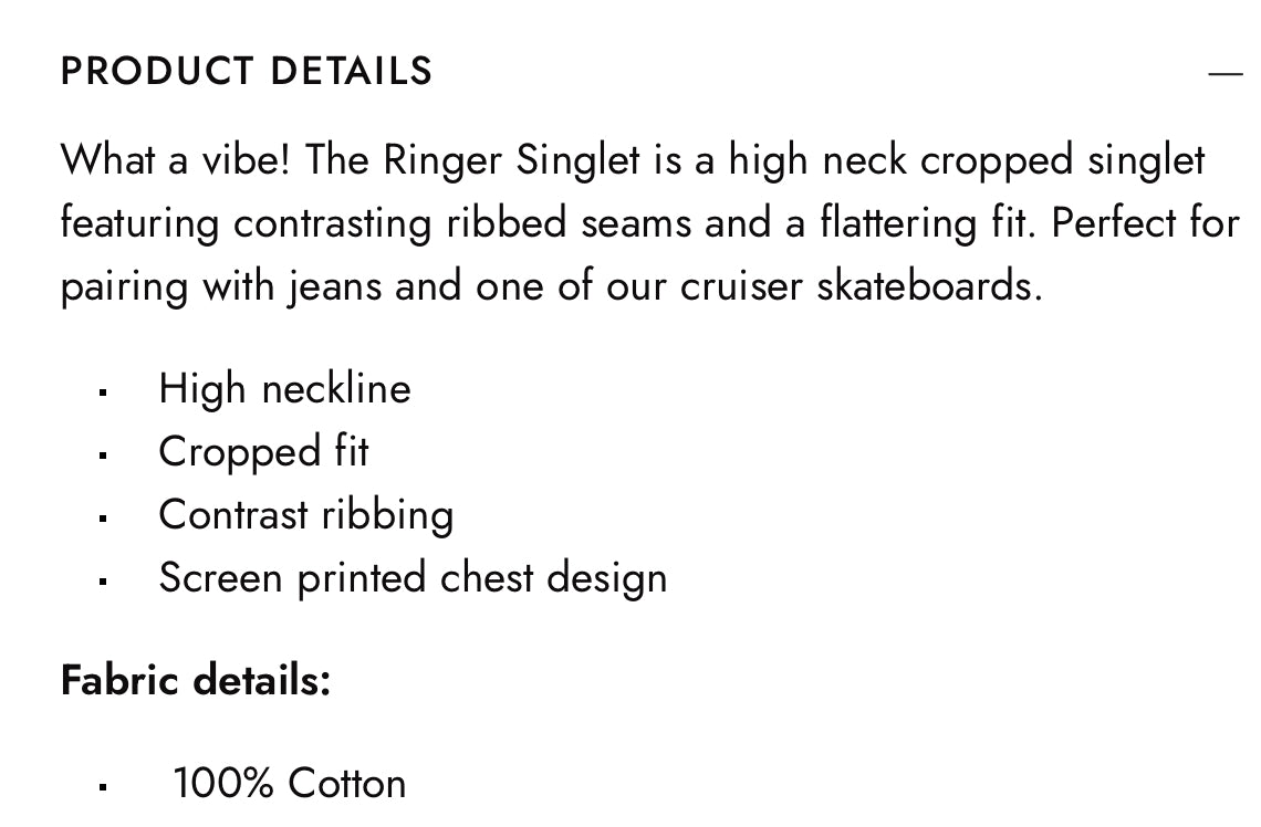 NEW 'Ringer' Tank Top