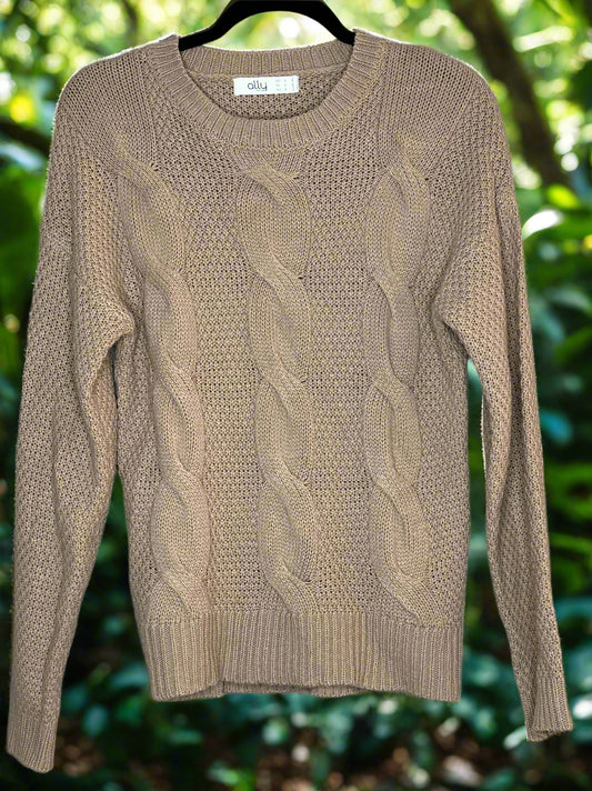 Ally Fashion Cable Knit Jumper