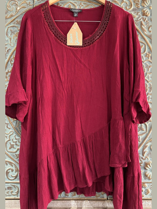 'Autograph' Ruby Blouse