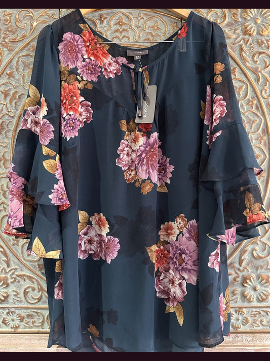 'Autograph' Vintage Ruffle Blouse