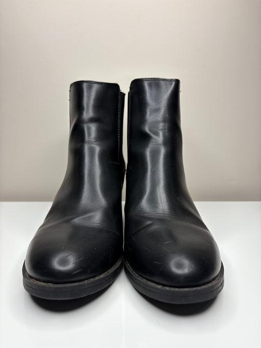 'Betts' Black Leather Boots