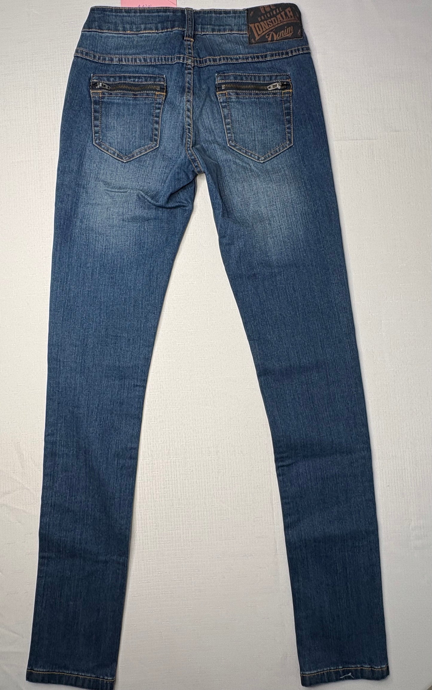 'Lonsdale' Carnaby High-Rise Denim Jeans