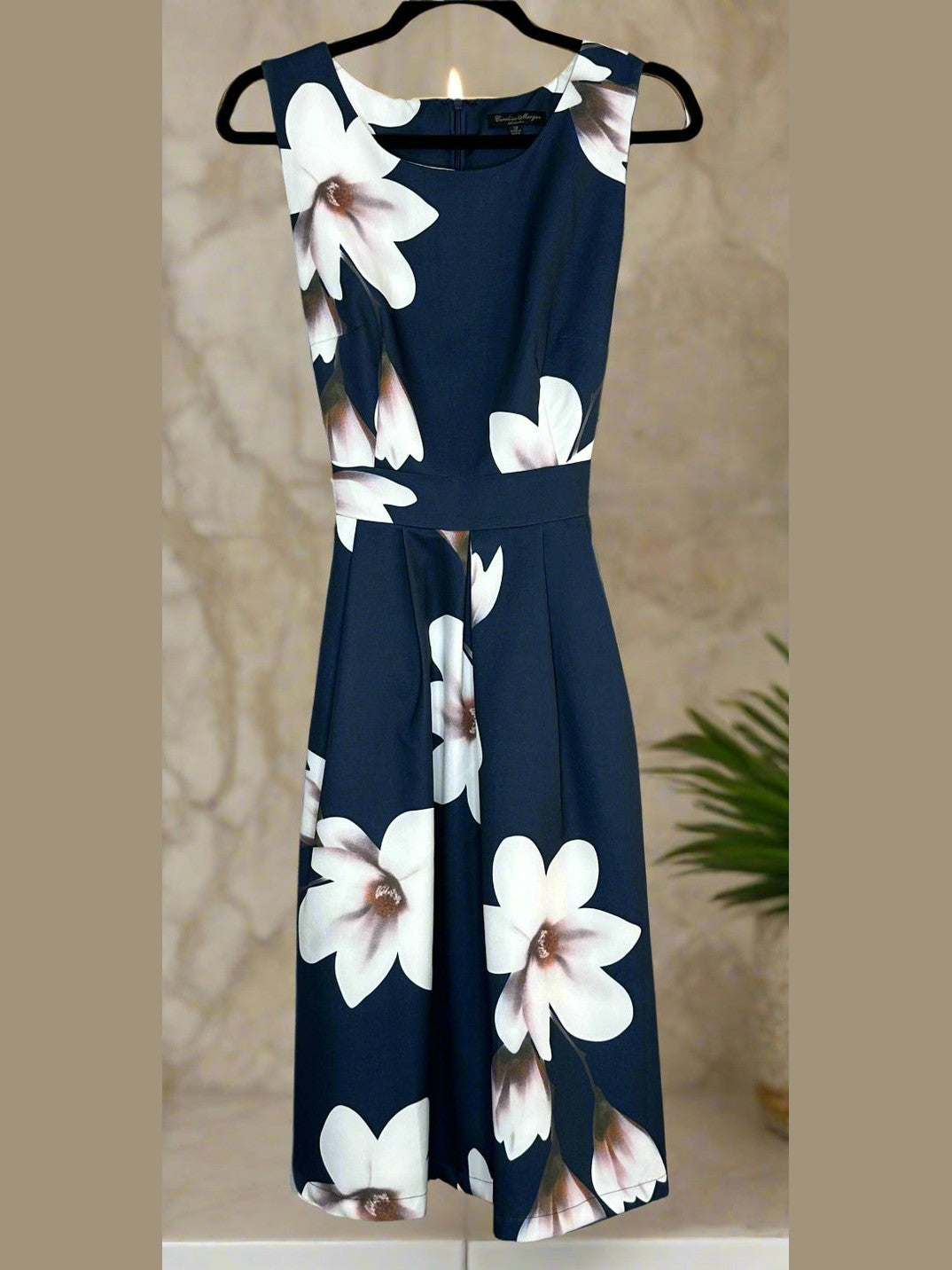 'Caroline Morgan Australia' Navy Floral Dress