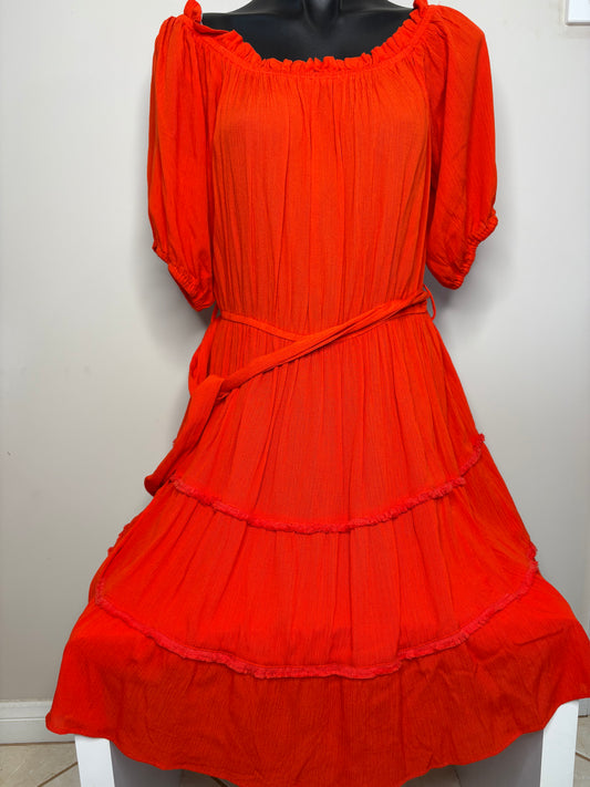 City Chic Sz S Shirt Maxi Dress