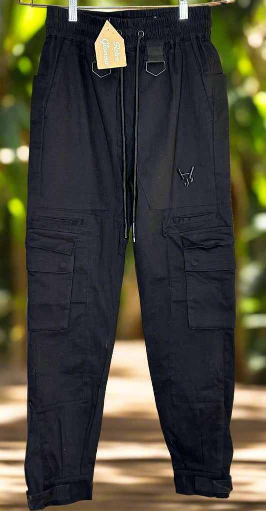 'Culture Kings' Black Cargo Pants