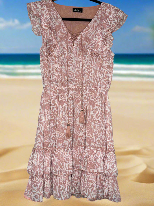 'Dotti' Pink Skater Dress