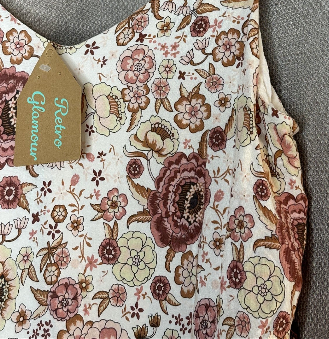 'Morning' Mist' Floral Swing Dress