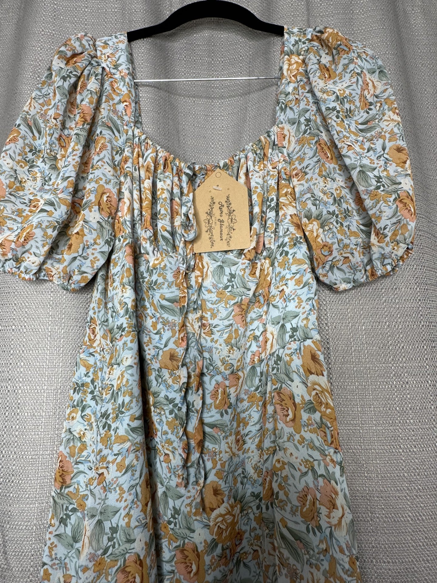 'Pink Diamond' Floral Off-Shoulder Maxi Dress
