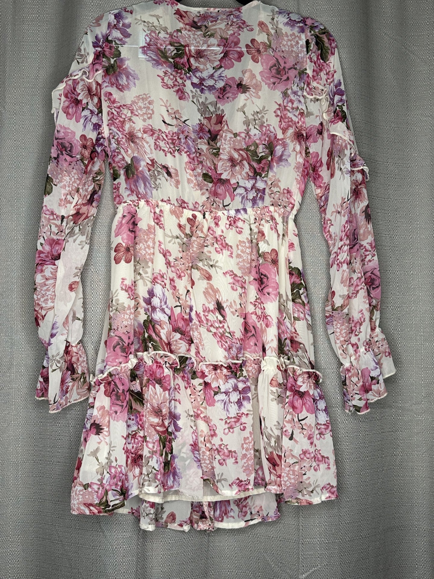 Pink Floral Skater Dress