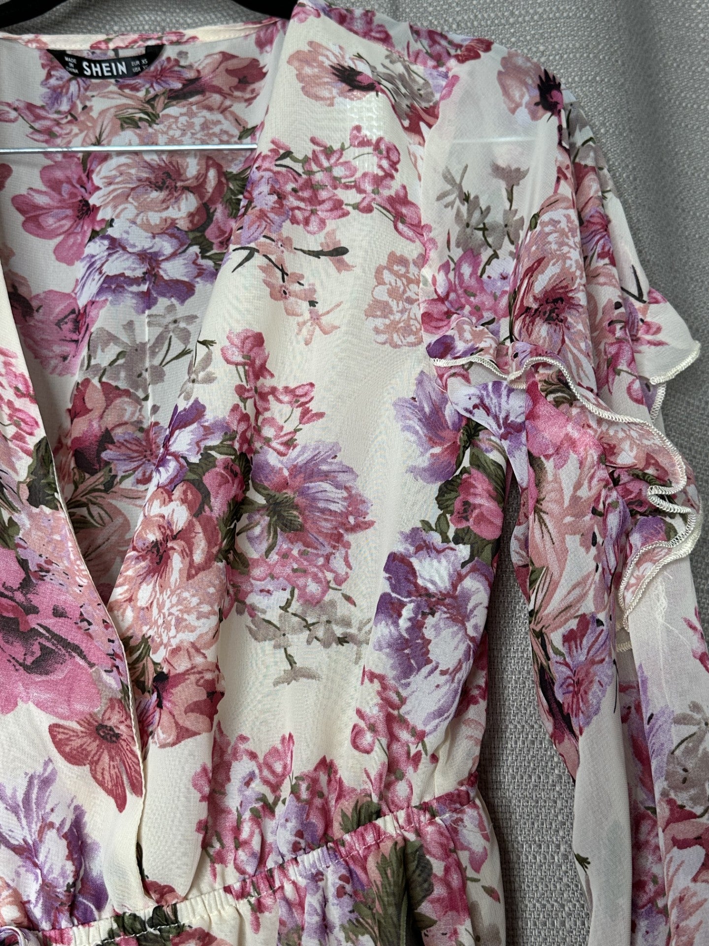 Pink Floral Skater Dress