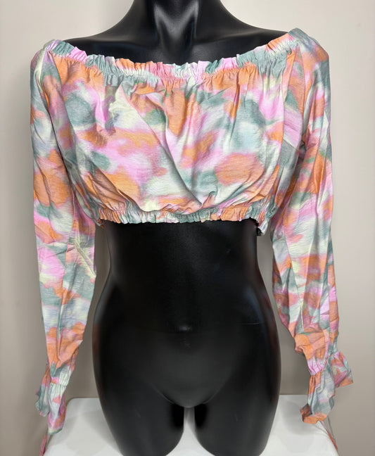 Edited off shoulder Elsa Blouse   Sz 14/16