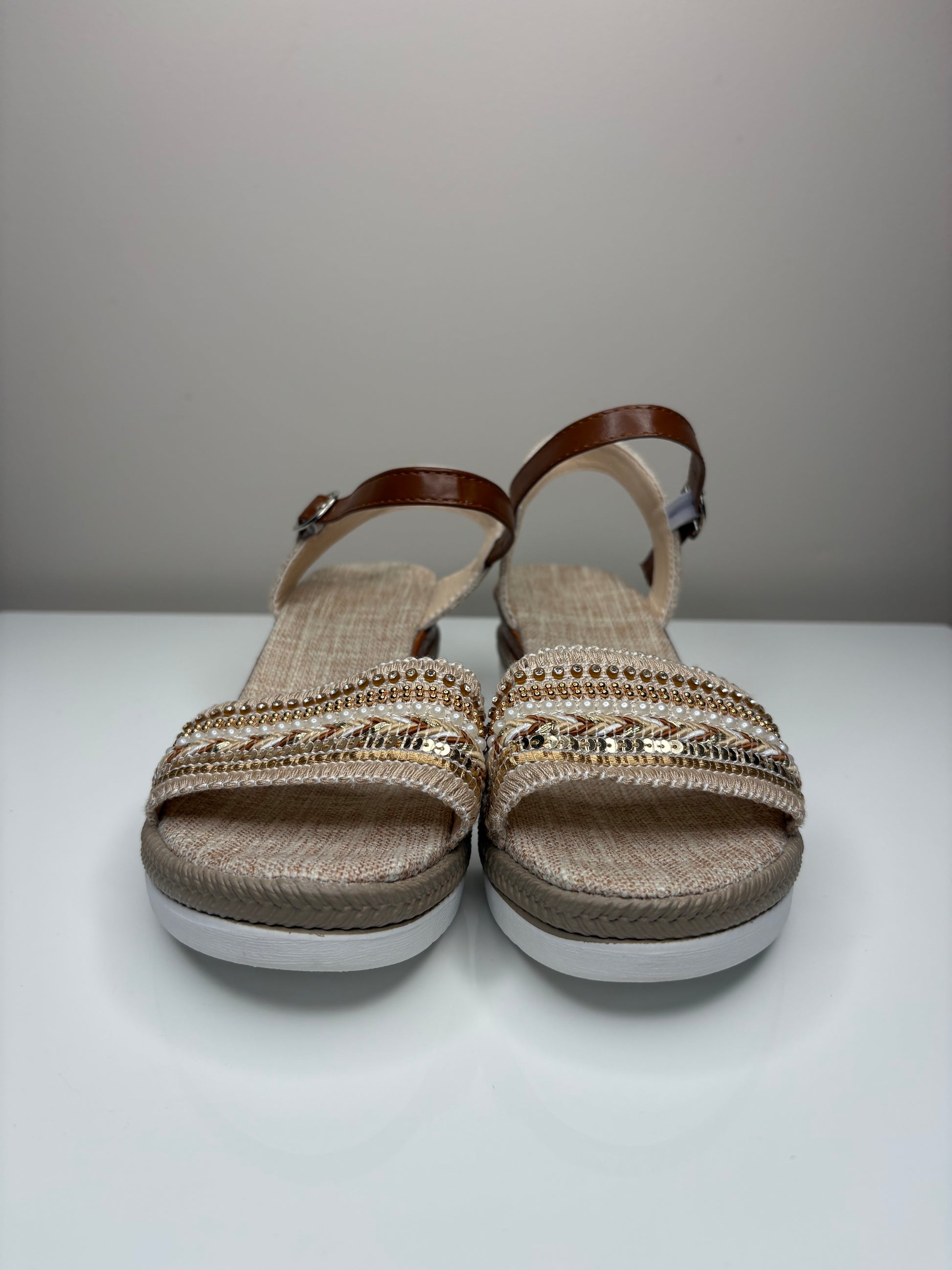 'Elle Melbourne' Rattan Sandals