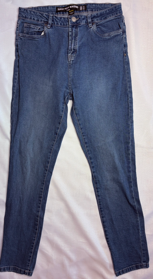 Factorie Super High Waisted Cassie Jeans Sz 14