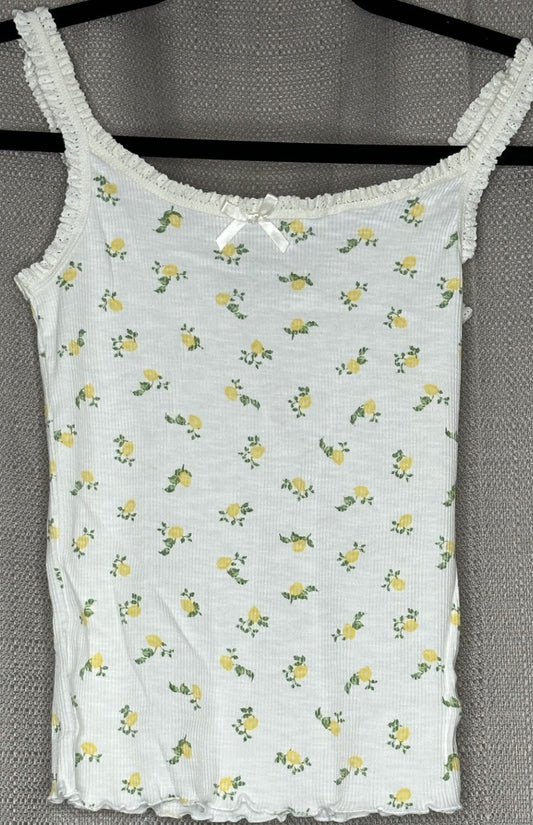 Floral-patterned tank top 