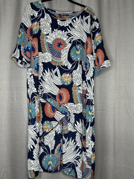 Floral patterned Asymetrical Top 
