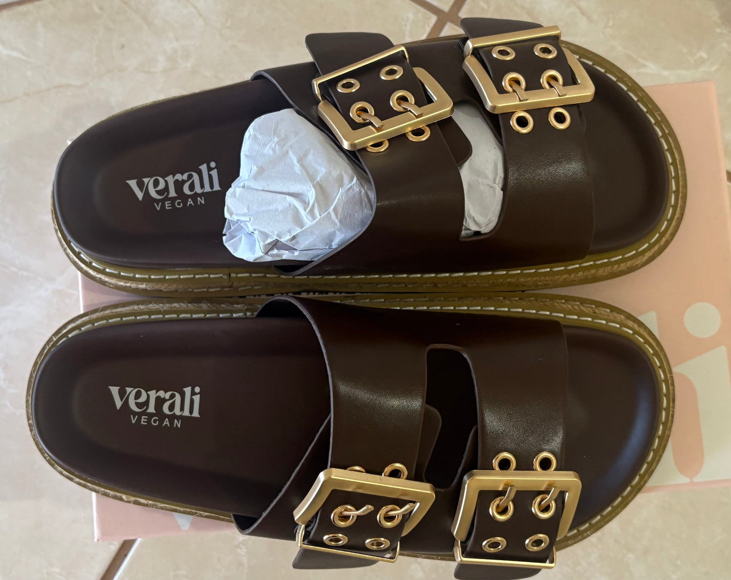 'Verali' Thatcher Chocolate Slides