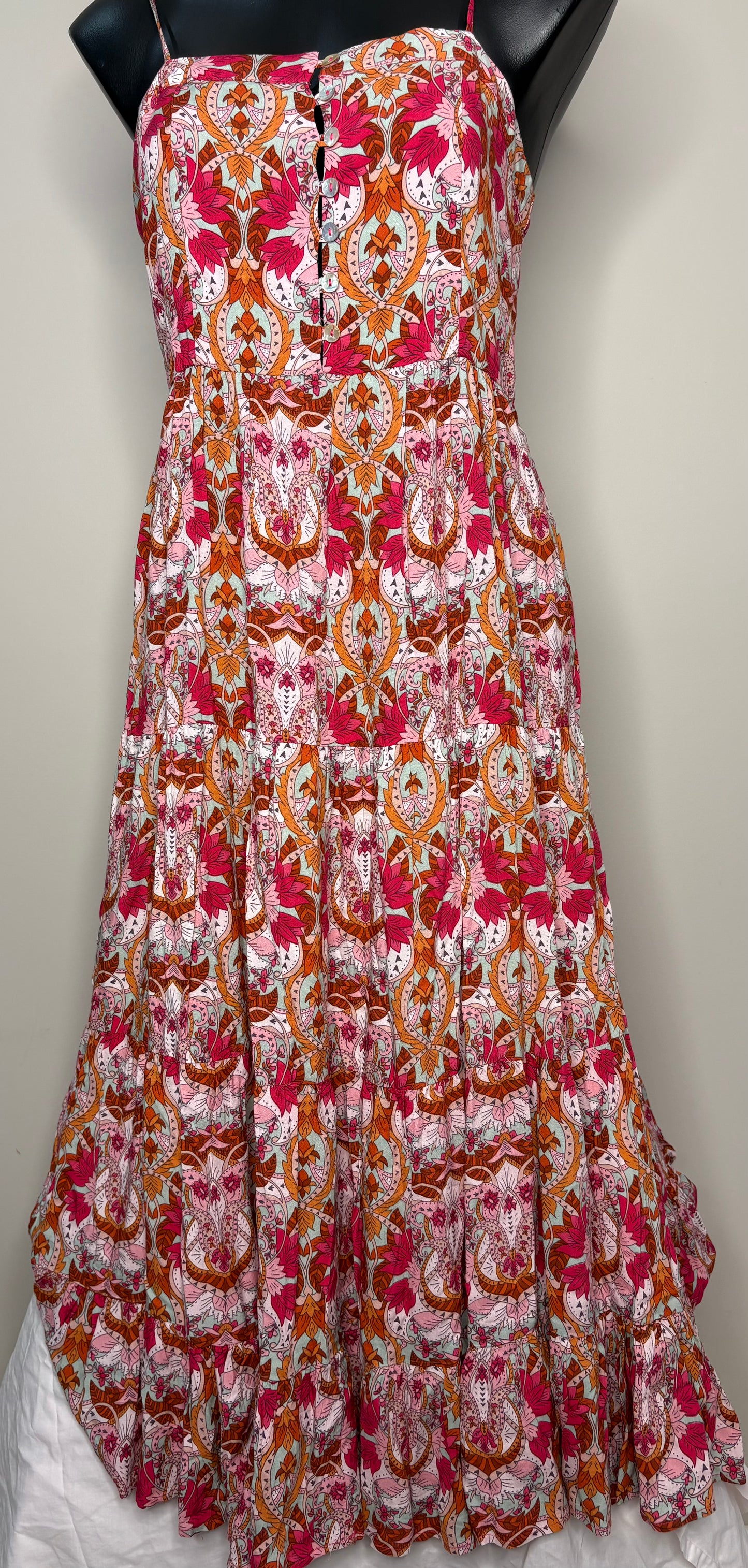 'Paper Heart' Summer Maxi Dress