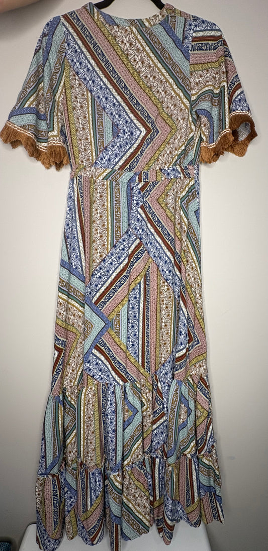 'JAASE' Aztec Maxi Dress