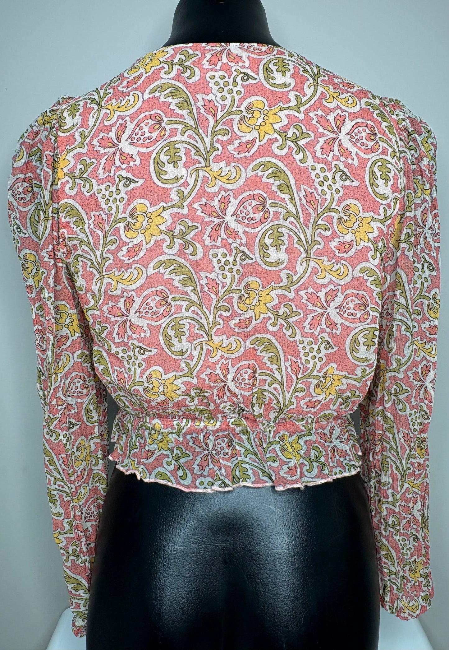 'Tiger Lily' Chiffon Blouse