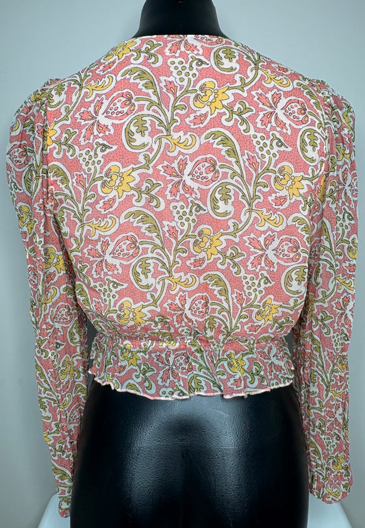 'Tiger Lily' Chiffon Blouse