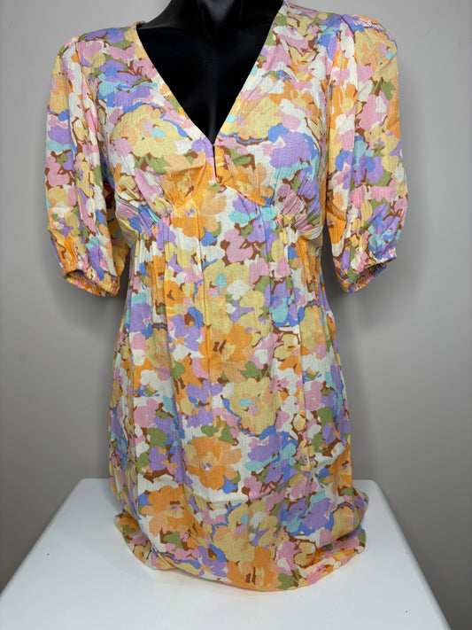 *NEW 'Billabong' Multi-coloured Floral Dress
