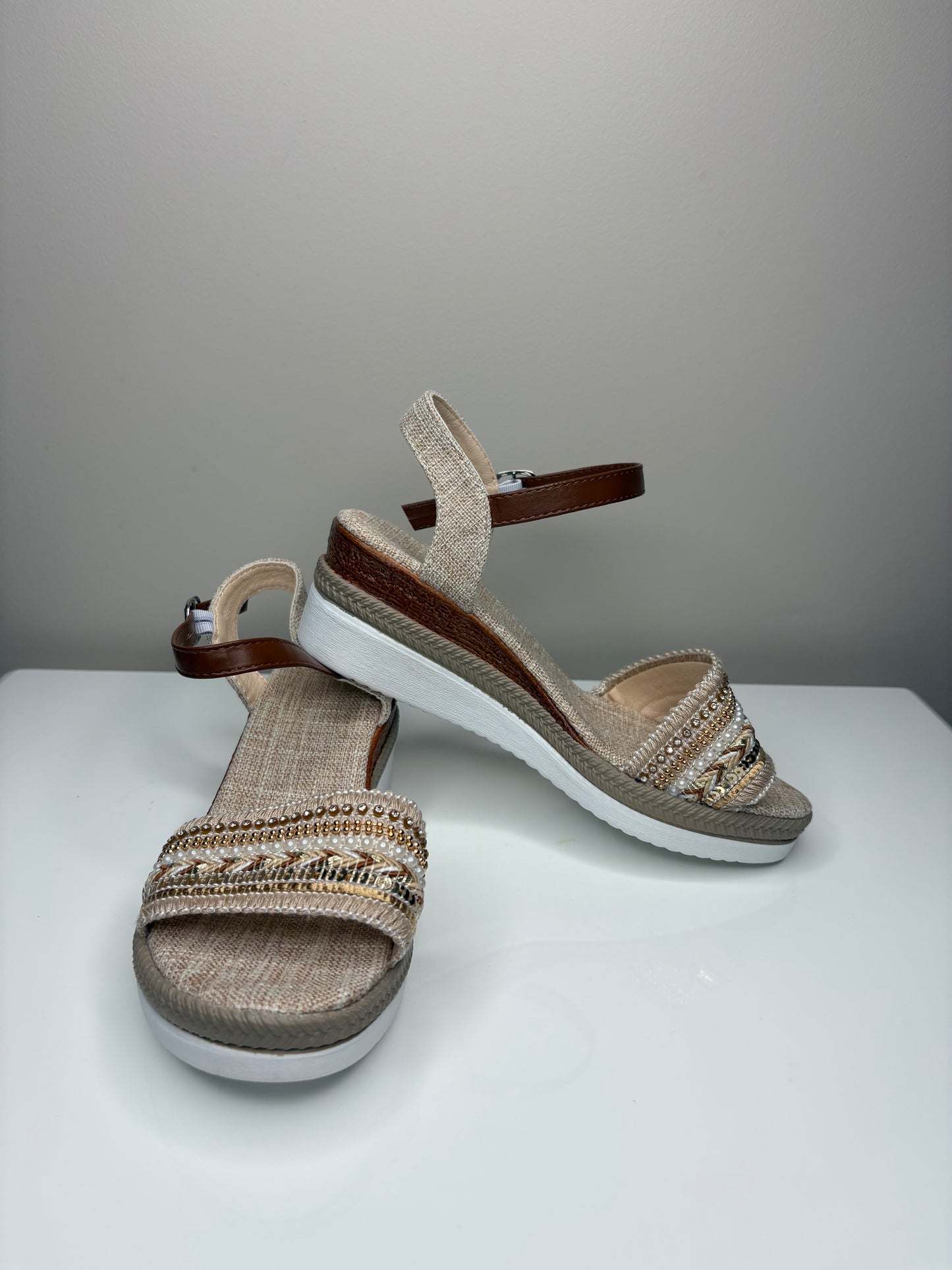 *NEW 'Elle Melbourne' Rattan Sandals