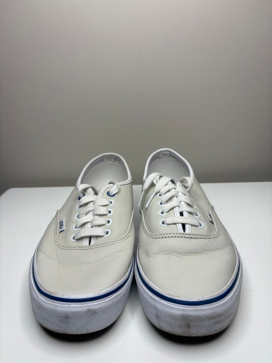 'Vans' Cream Leather Shoes