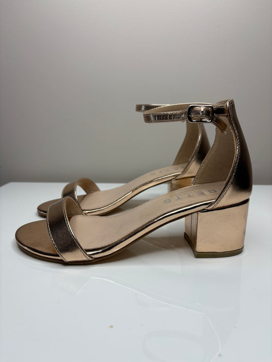 'Betts' Santa Monica Rose Gold Heels