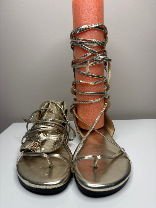 Gladiator Gold Sandals sz 9