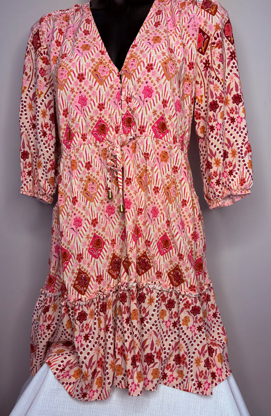 JAASE' Pink Skater Dress