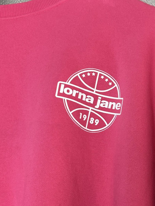 'Lorna Jane' Pink Crew Neck Sweater