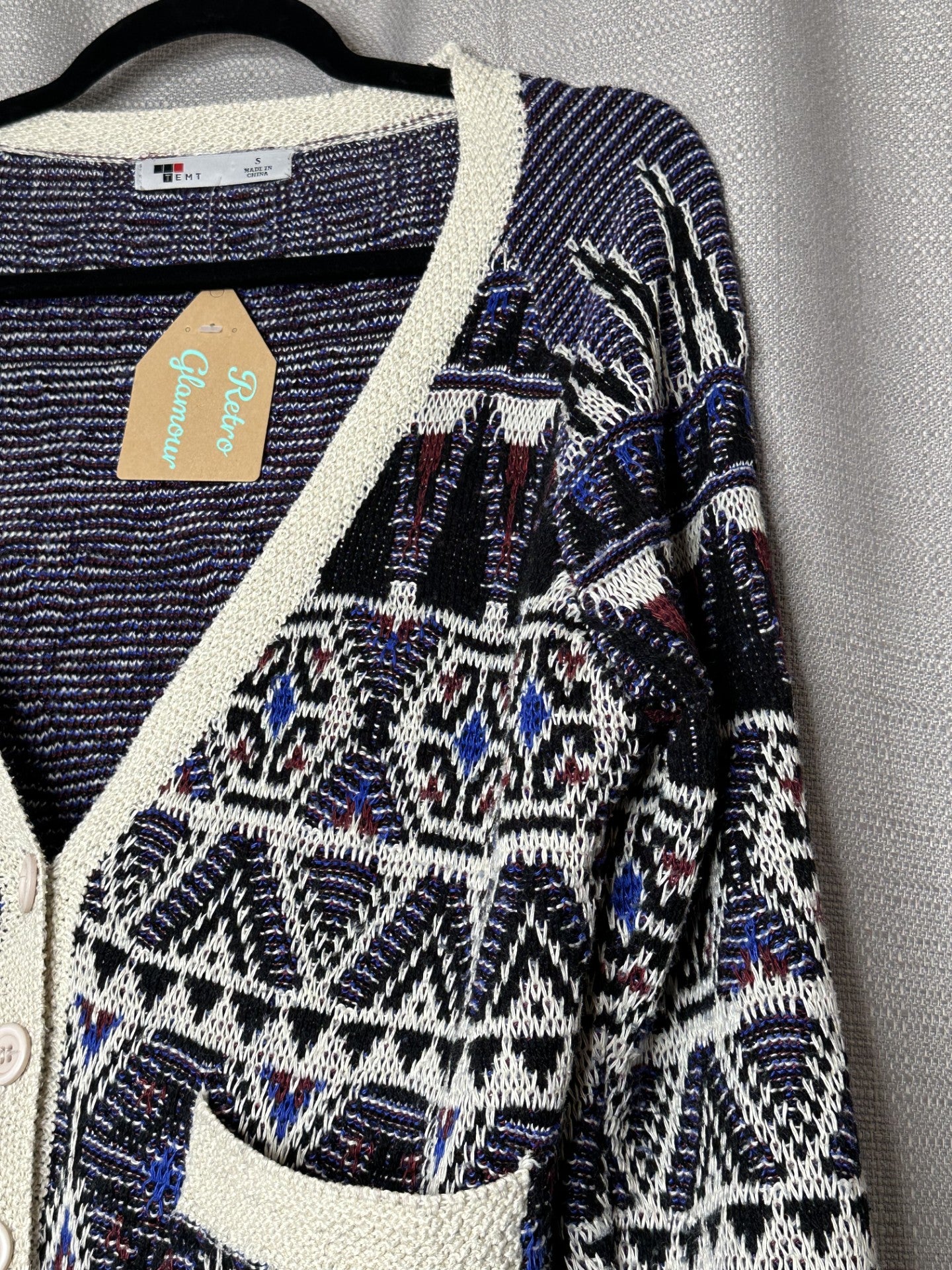 'TEMT' Aztec Printed Cardigan