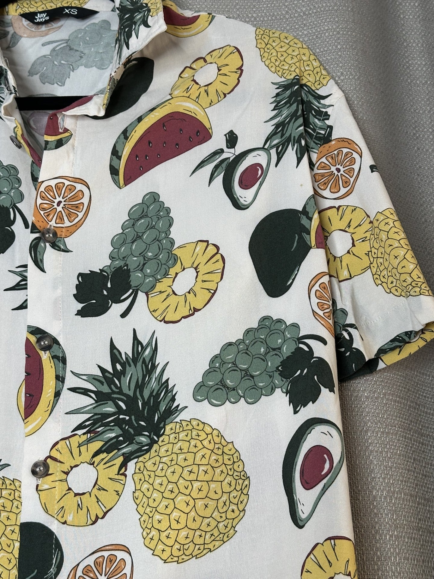 *NEW 'Jay Jays' Fruit Print Button Up Shirt
