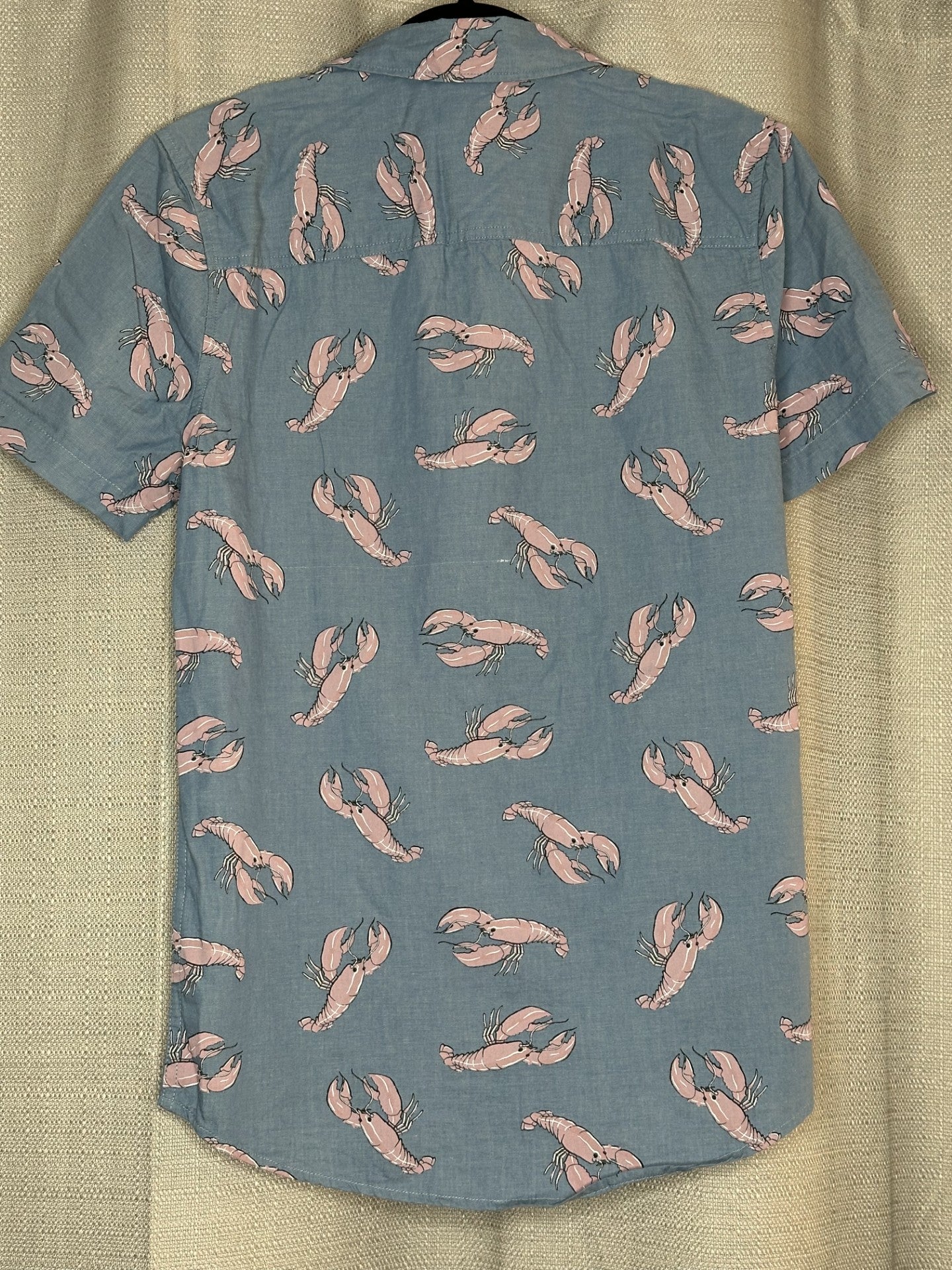 *NEW 'Jay Jays' Lobster Print Button Up Shirt