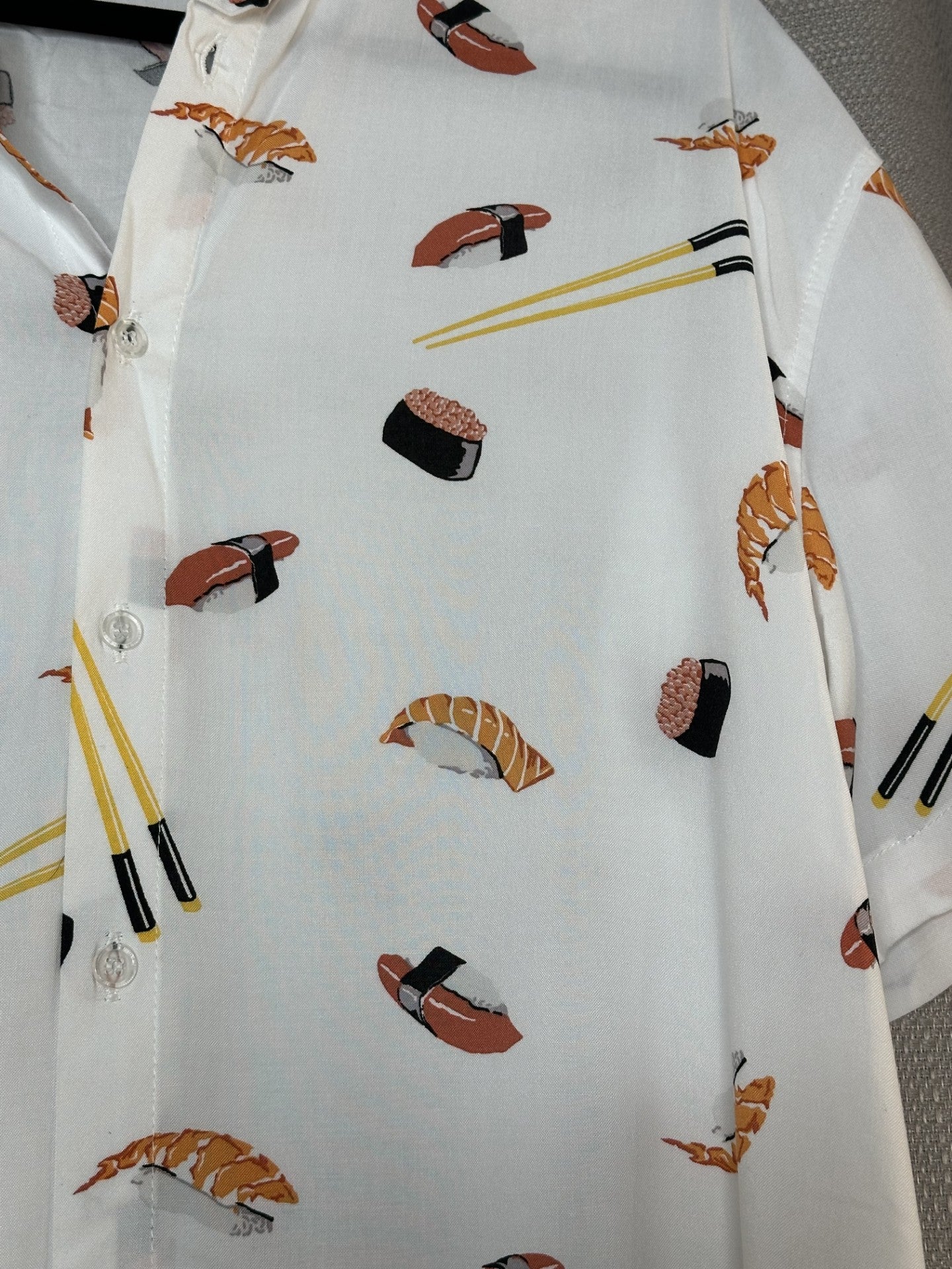 *NEW 'Jay Jays' Sushi Print Button Up Shirt