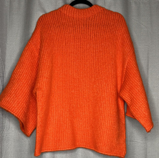Orange knitted Jumper