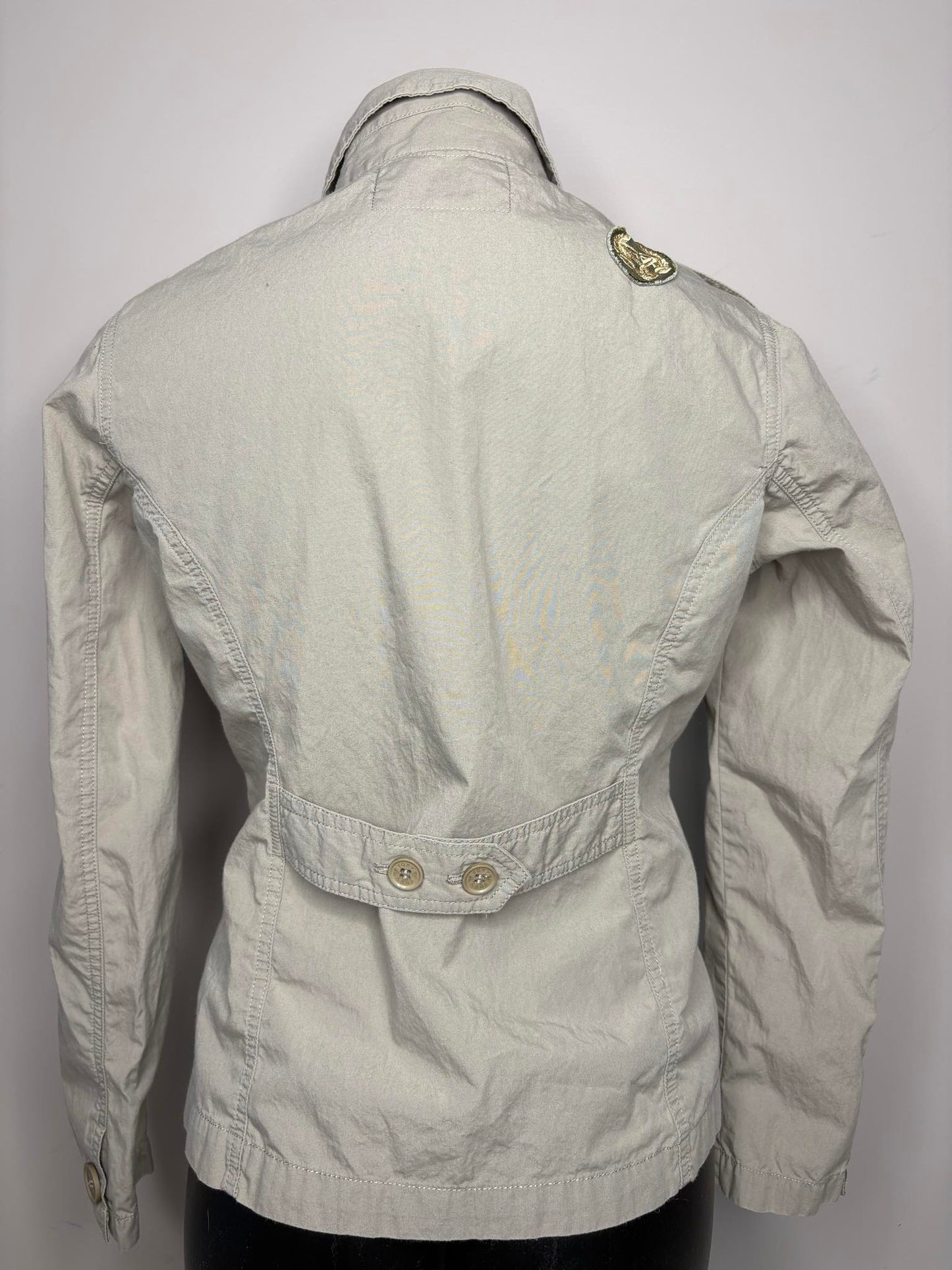 'Roxy' Khaki Button Up Shirt