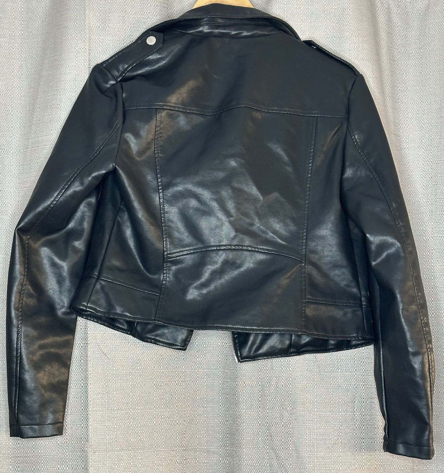 'Cotton On' Black Leather Jacket