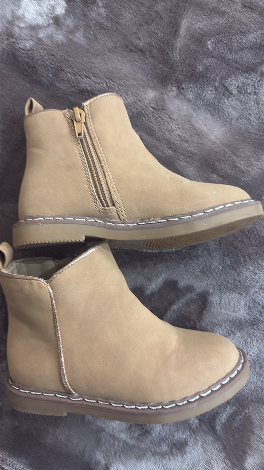 Pair of tan ankle boots 