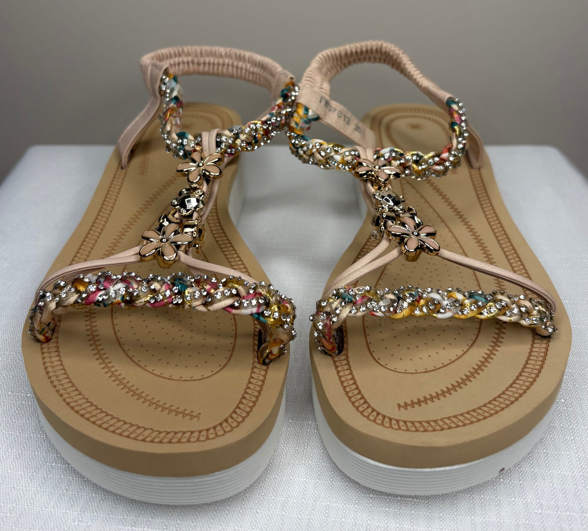 Pink Jewel Sandals