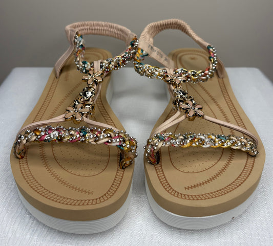 Pink Jewel Sandals