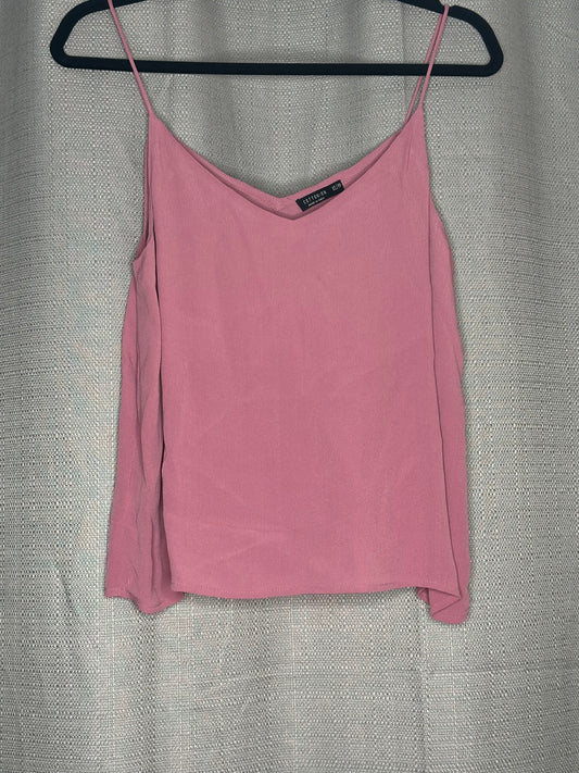 Pink sleeveless top 