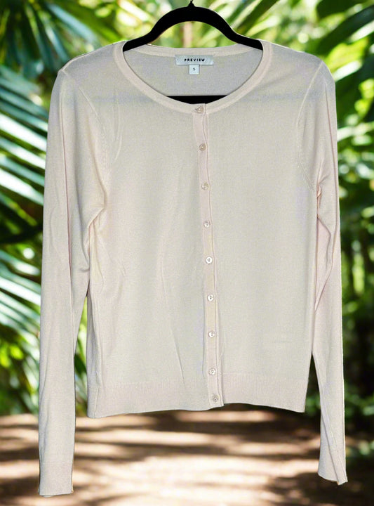 'Preview' Baby Pink Cardigan